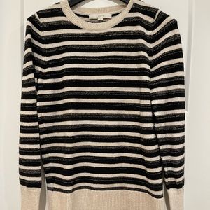 Loft black and gold sweater